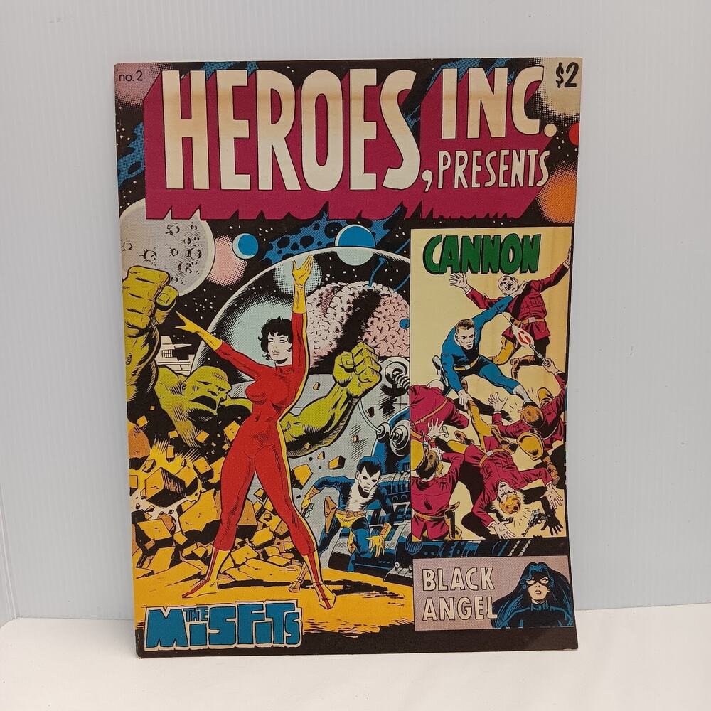 HEROES INC. PRESENTS CANNON #2 1976 CPL/GANG Publications Wally Wood Steve Ditko